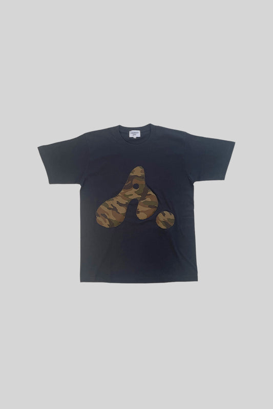 T-SHIRT CON LOGO "A" (CAMO 12)