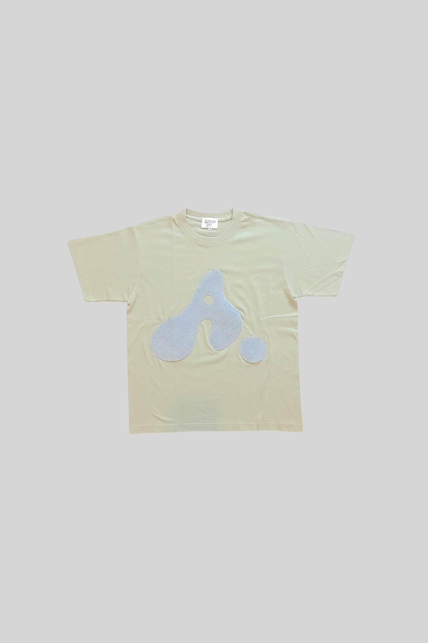 T-SHIRT CON LOGO "A" (DENIM 9)