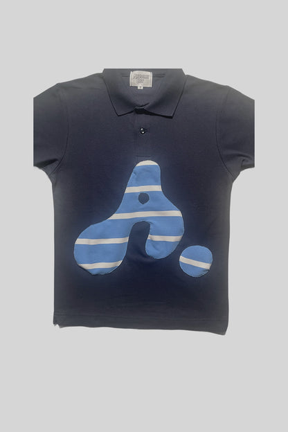 Polo a maniche corte con logo "A" (parte 4)