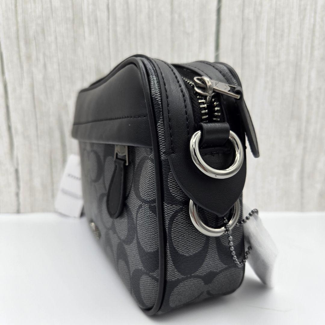 Borsa a tracolla da uomo COACH Signature Crossbody Nera