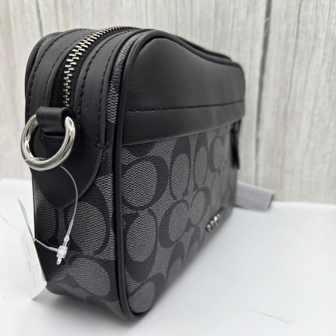 Borsa a tracolla da uomo COACH Signature Crossbody Nera