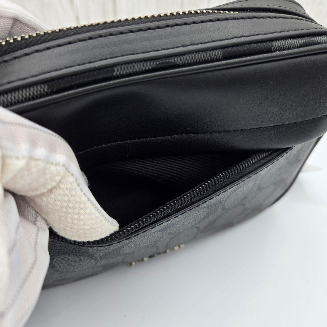 Borsa a tracolla da uomo COACH Signature Crossbody Nera