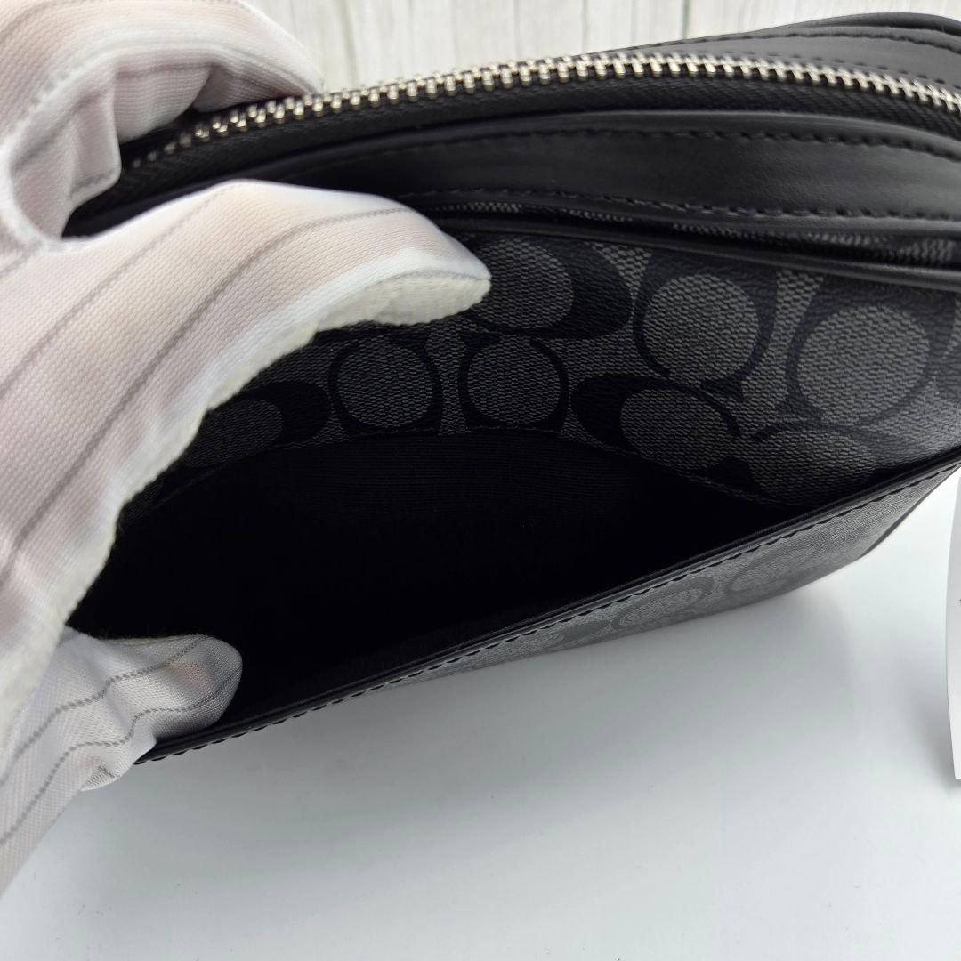 Borsa a tracolla da uomo COACH Signature Crossbody Nera