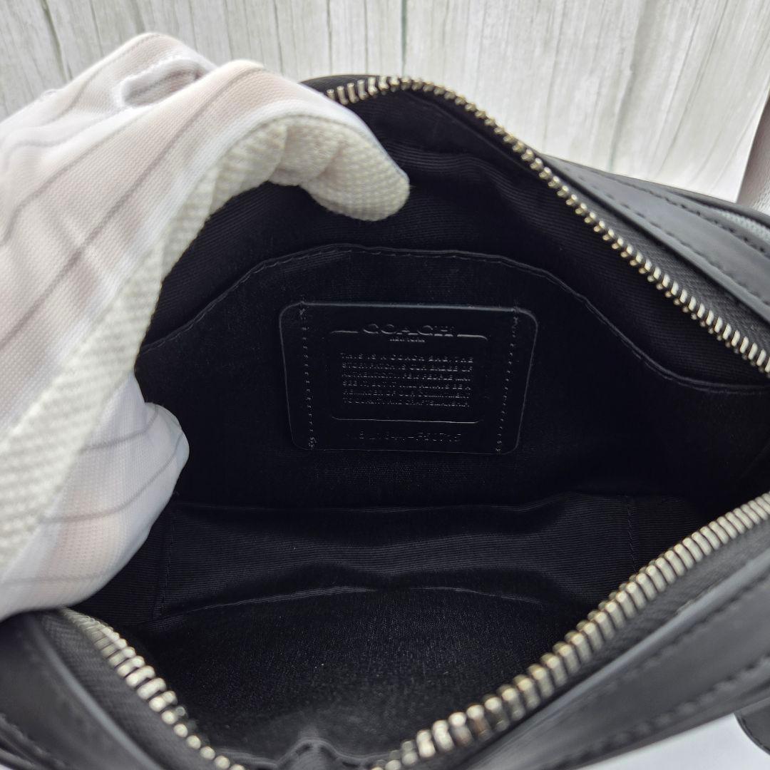 Borsa a tracolla da uomo COACH Signature Crossbody Nera