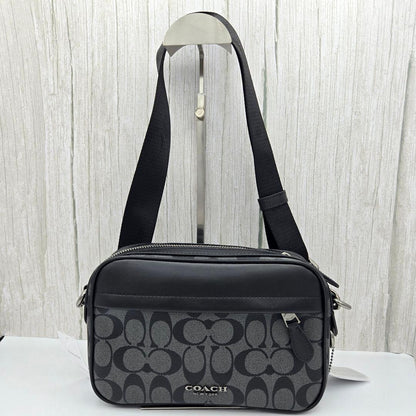 Borsa a tracolla da uomo COACH Signature Crossbody Nera