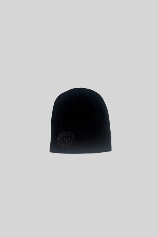 BEAMIE CON LOGO "A"(PAILLETTES NERE)