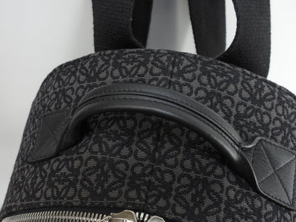 LOEWE Zaino Anagram Jacquard Nero Grigio ZAINO UOMO Ottime Condizioni@822138
