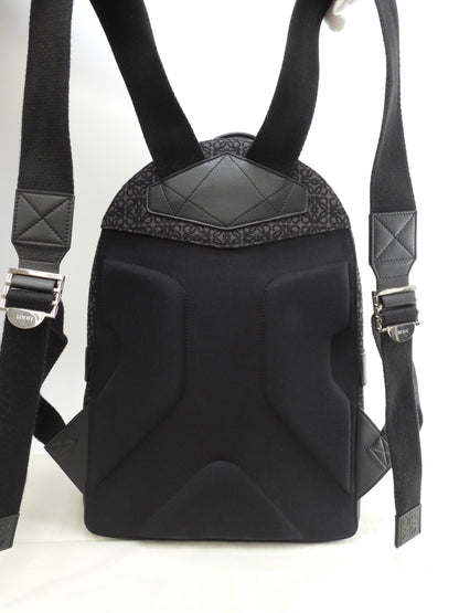 LOEWE Zaino Anagram Jacquard Nero Grigio ZAINO UOMO Ottime Condizioni@822138