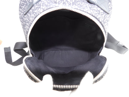 LOEWE Zaino Anagram Jacquard Nero Grigio ZAINO UOMO Ottime Condizioni@822138