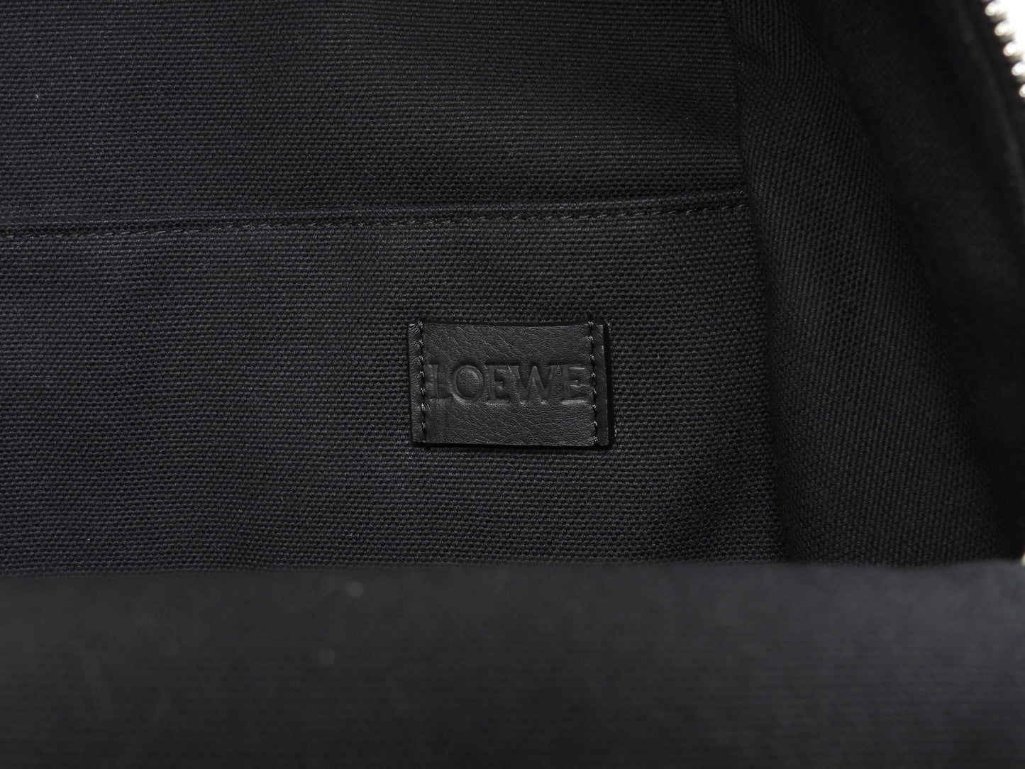 LOEWE Zaino Anagram Jacquard Nero Grigio ZAINO UOMO Ottime Condizioni@822138