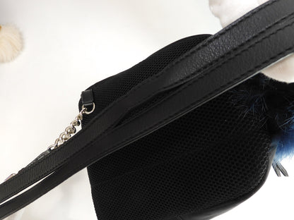 Fendi Zaino Piccolo Bag Bugs Mostro Nero Borsa a Sacco @ 20