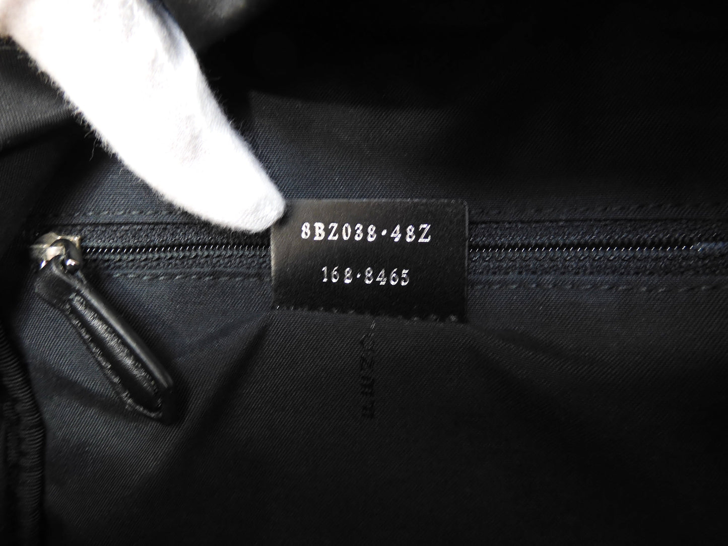 Fendi Zaino Piccolo Bag Bugs Mostro Nero Borsa a Sacco @ 20