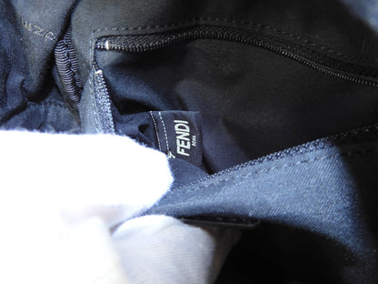 Fendi Zaino Piccolo Bag Bugs Mostro Nero Borsa a Sacco @ 20