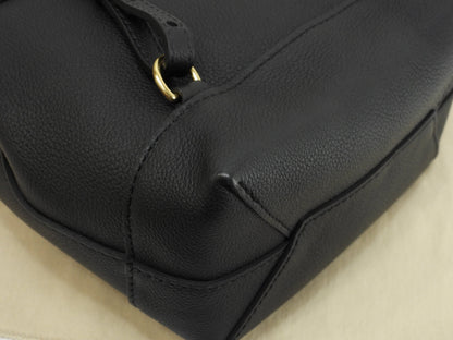 Louis Vuitton Lockme Mini M54573, full leather nero, pochette, zaino, pari al nuovo @DU0168 2