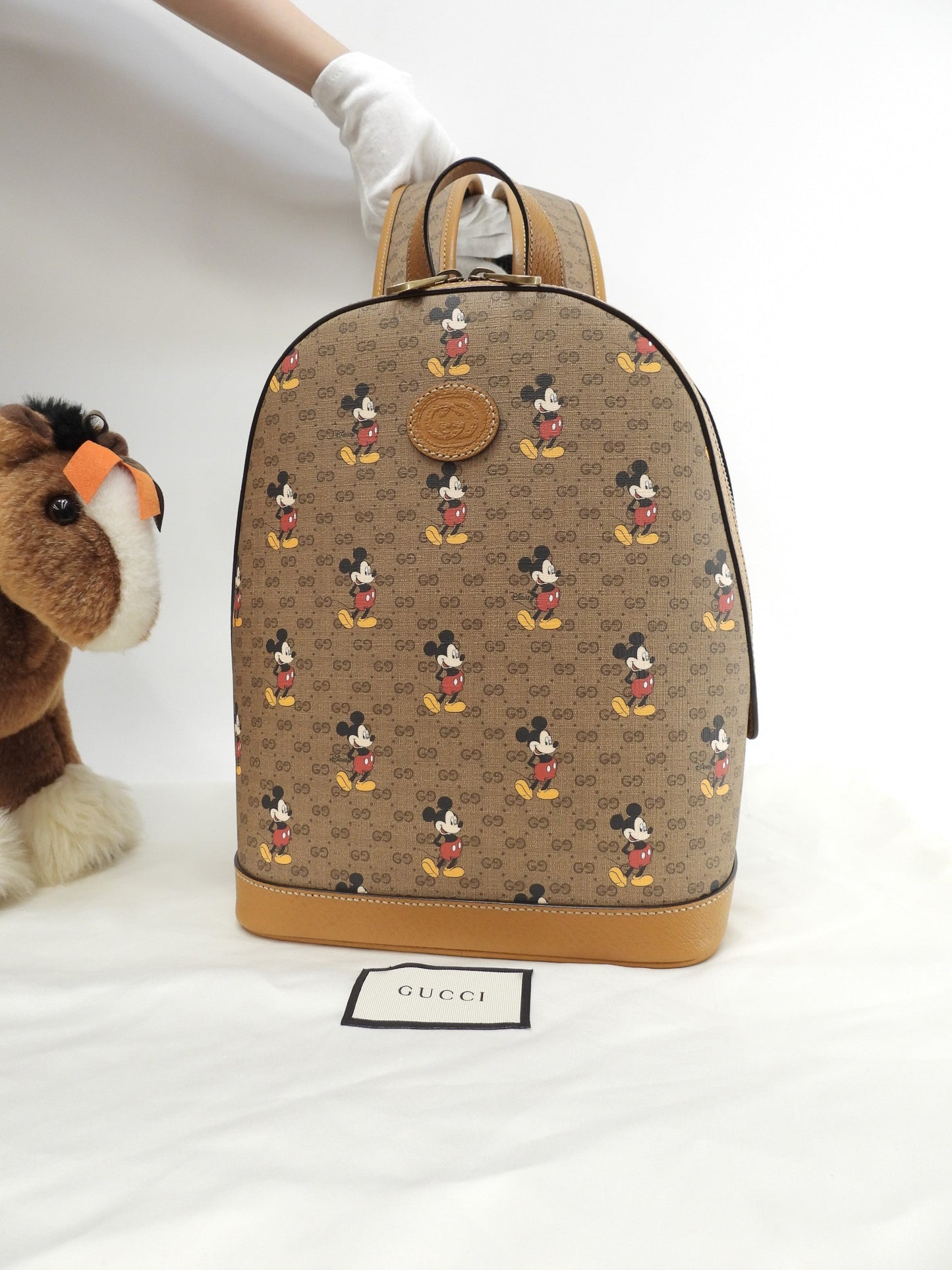Gucci Zaino Topolino Micro GG Marrone Borsa a Spalla Bellissimo@ 8
