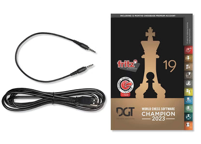 DGT USB e-Board Wenge - Scacchiera elettronica [compatibile online]