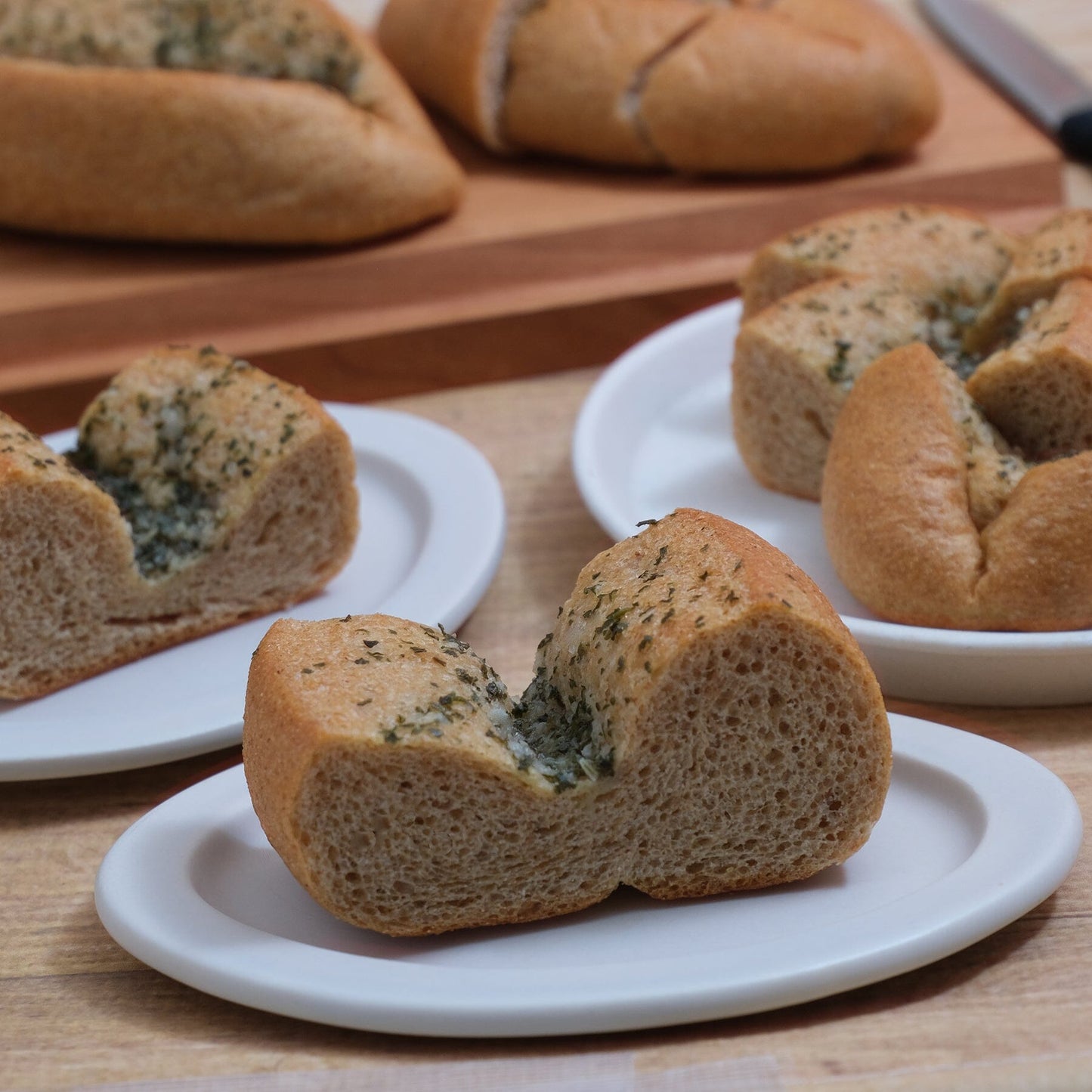 Pane al burro e aglio, 5,3 g di carboidrati
