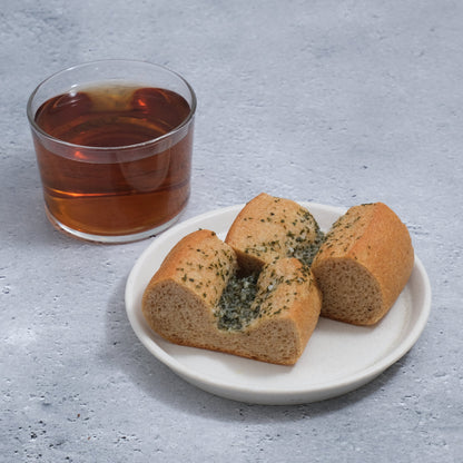 Pane al burro e aglio, 5,3 g di carboidrati