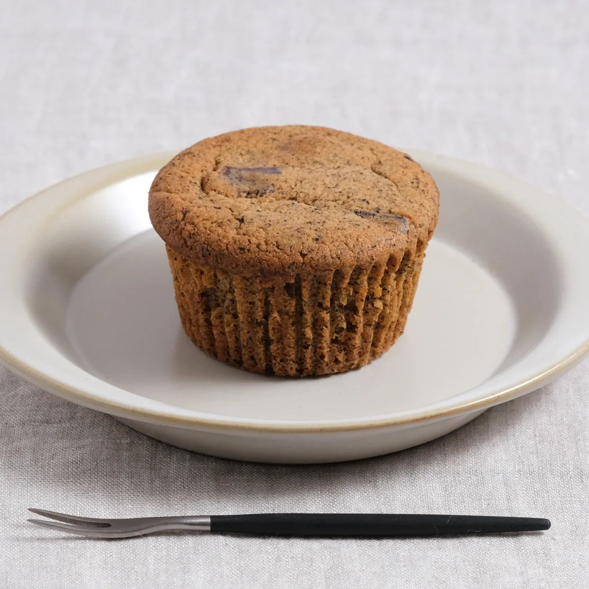Muffin al tè, cioccolato e noci con 2,9 g di carboidrati
