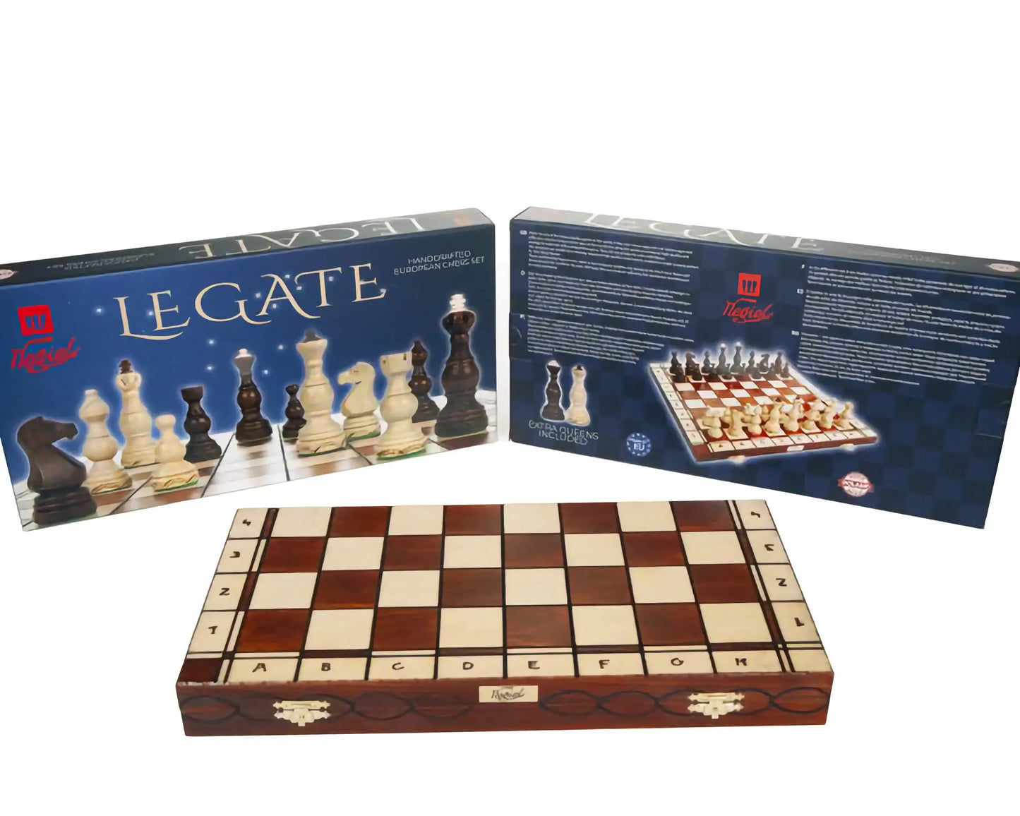 Scacchiere da interni WEGIEL LEGATE con 2 Regine